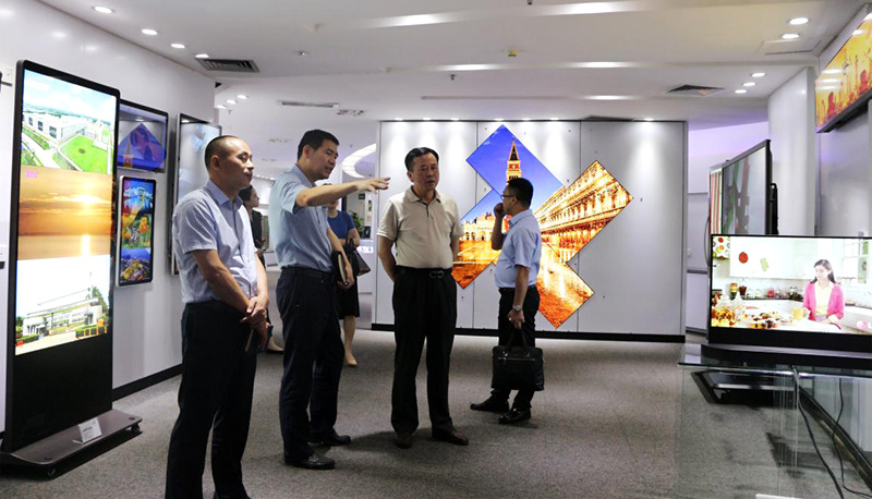 九江开发区管委会叶心林主任一行参观333体育公司产品展台