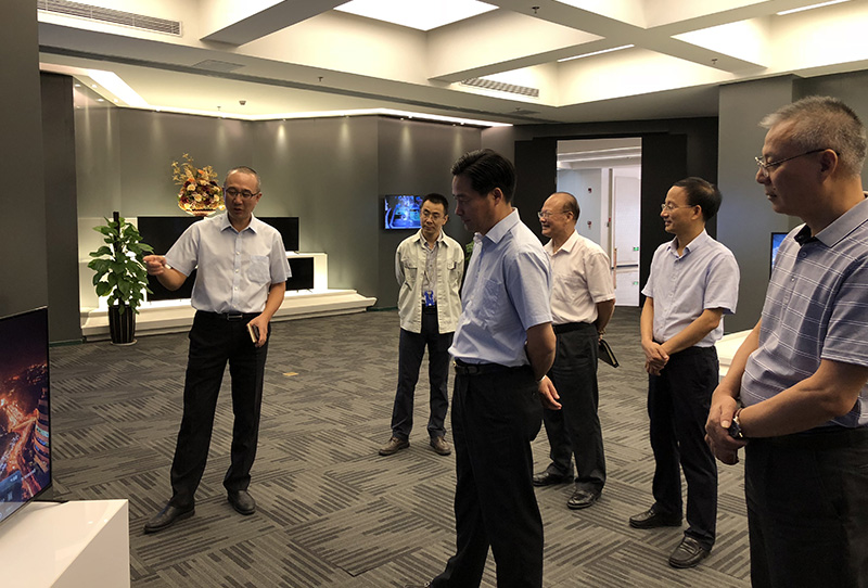 仲恺区委书记杨鹏飞一行参观333体育惠南展厅